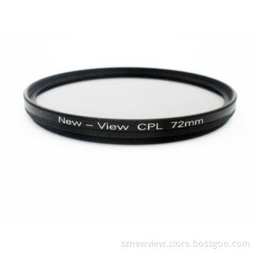 New-View Camera Filter 72mm CPL  For CANON/ NIKON/ SONY Lens Filter